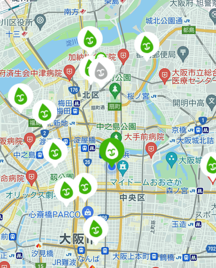 web - 【生産者】店舗検索について - 「MAP上のマーカー」